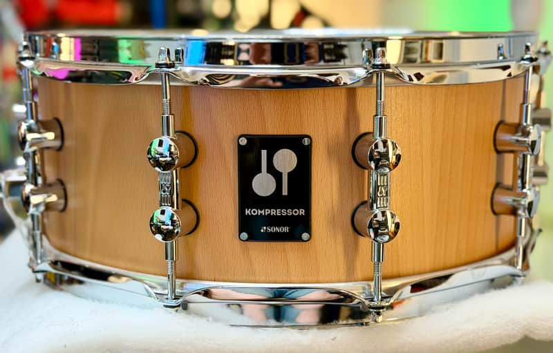 SONOR 14"x6" Kompressor Beech Wood Snare Drum (Heavy Shell) - Like New! image 1