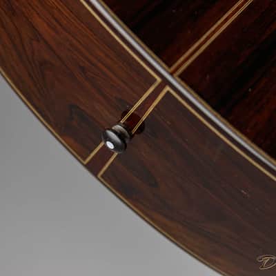2001 Goodall Parlor, Brazilian Rosewood/Adirondack Spruce image 12