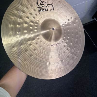 Paiste Alpha 20" Power Ride Cymbal Vintage Bronze Serial 246900 Heavy Rock Ride image 1