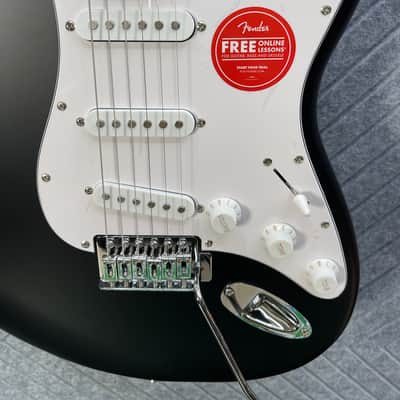 Fender Squier Debut Series "Amazon" Stratocaster Satin Black SkunkWerx In USA Fret Polish and Setup image 4