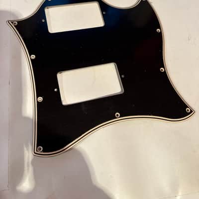 Gibson SG Standard Full Face Pickguard 5 ply Black & Cream Made in USA NO BRIDGE POST HOLES image 1
