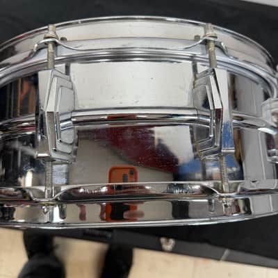 Vintage 1965 Ludwig 14"x5" Ludalloy Aluminum Snare Drum Keystone Badge No. 400? Supraphonic? image 6