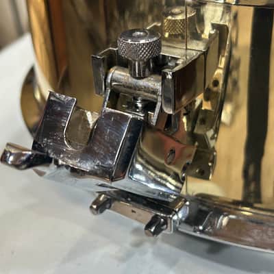 Arbiter 5 1/2" X 14" Snare Drum (733A-2256) 90's - BOW - Brass Over Wood image 8