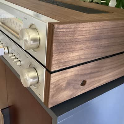 Toshiba SA-420 1976 Silver/Real Walnut Recapped/Serviced with LEDs image 2