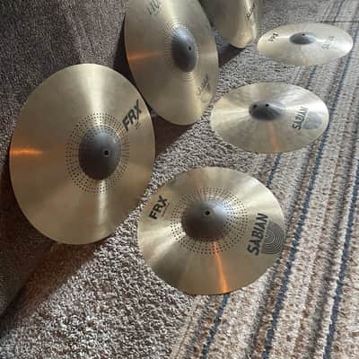 Sabian FRX Cymbal Set 14” Hats 16” 18” Crashes 21” Ride + Cut-Down Crash image 2