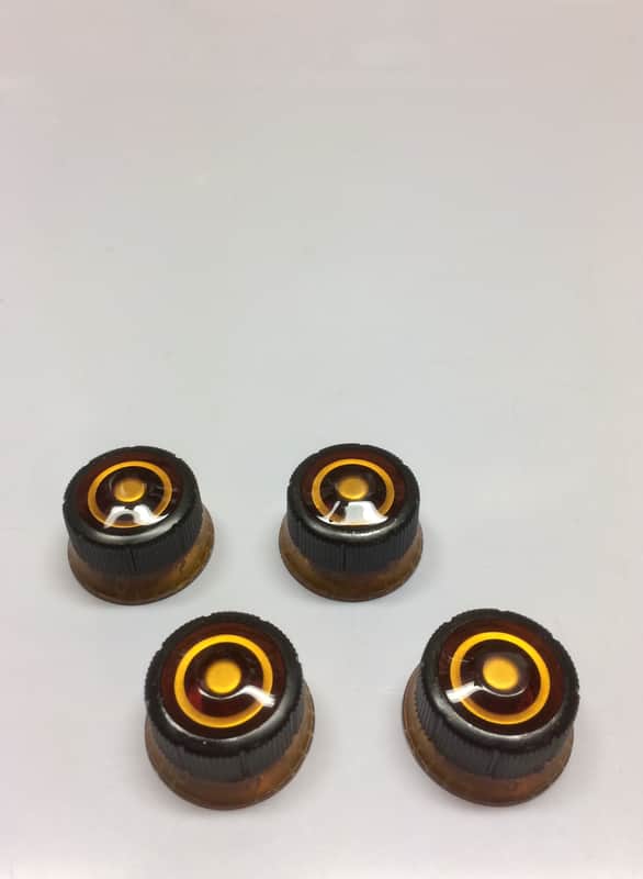 Ibanez Sure Grip III Speed Knobs Black/Gold image 1