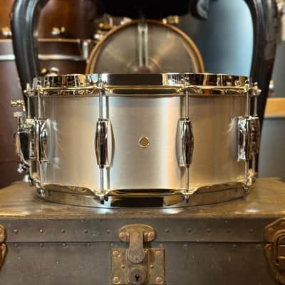 USED Gretsch 6.5x14 Full Range "Grand Prix" Aluminum Snare Drum image 3