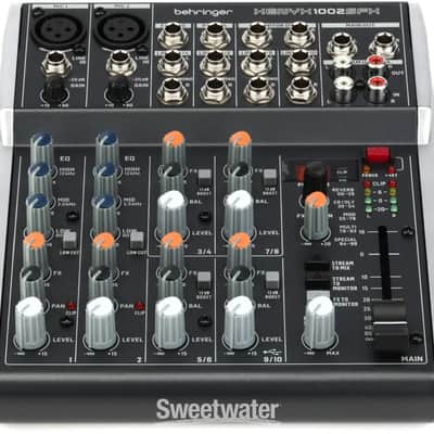 Behringer Xenyx 1002SFX 10-channel Analog Streaming Mixer (1002SFXd2) image 5