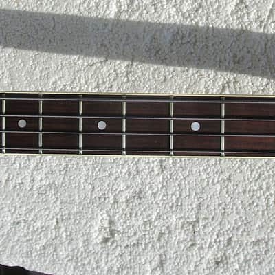 Greco VB-650 Beatle Bass Guitar, 1977, Japan, Set Neck, Gig Bag image 12