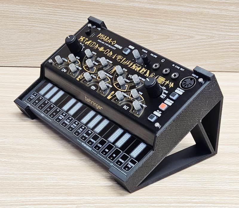 The Analog Source 25 Degree Angled Desktop Stand For Behringer D Mini JT Mini Pro VS Phara-O UB-Xa CZ-1 Synthesizer image 1
