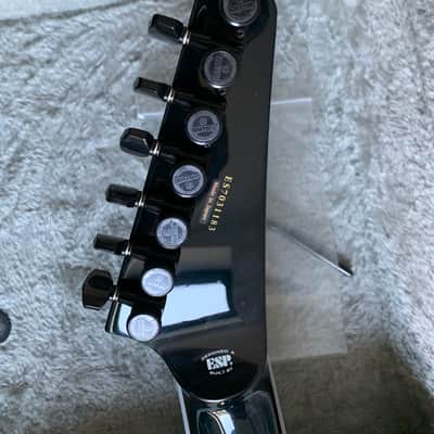 ESP E-II Horizon FR-7 2021 Black Turquoise Burst image 5