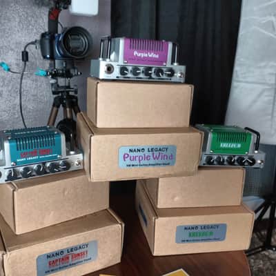 3 Hotone Nano Legacy Amp Heads - Captain Sunset / Purple Wind / Freeze B image 12