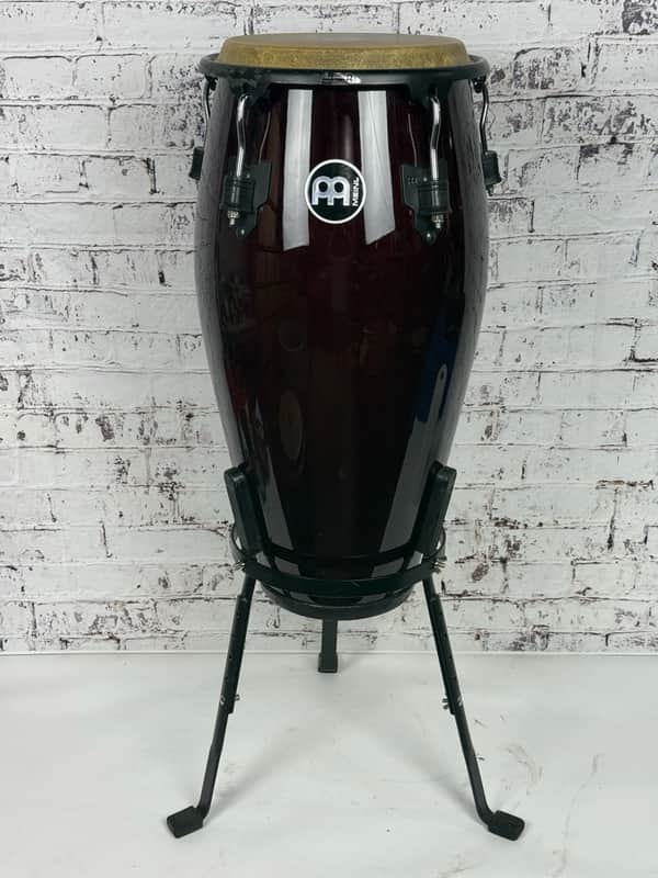 Meinl Marathon Classic Series 12.50" Wine Red Wood Tumba Drum W/ Stand & Case