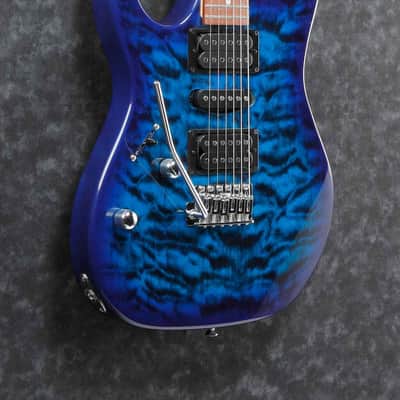 Ibanez GRX70QAL-TBB GIO GRX Electric Guitar 6-String Lefty - Transparent Blue Burst image 5