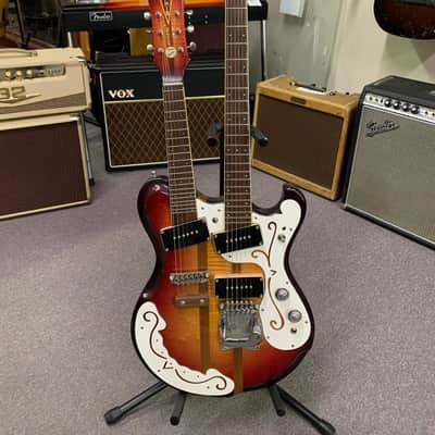 Mosrite Joe Maphis Double Neck Electric Sunburst image 1