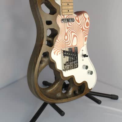 The "Optimized Illusion" by Cowtown 3D Prints - The Optimal Electric Guitar, 3D printed with Real Wood and Carbon Fiber image 7