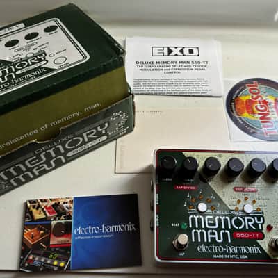 Electro-Harmonix Deluxe Memory Man 550-TT Tap Tempo Analog Delay 2012 image 2