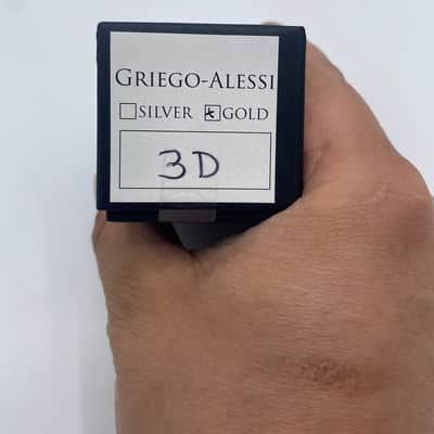 Griego Alessi 3D Gold Plated Large Bore Mouthpiece image 6