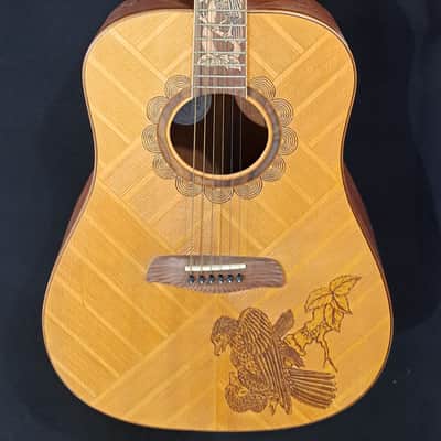 Blueberry NEW IN STOCK Handmade Dreadnought Guitar Eagles image 1