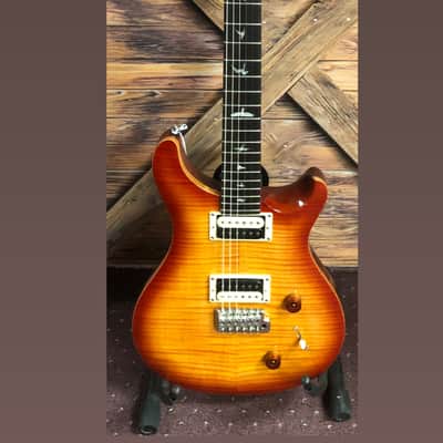 PRS SE Custom 22 2017 - Present Vintage Sunburst, + Levy's Strap image 1