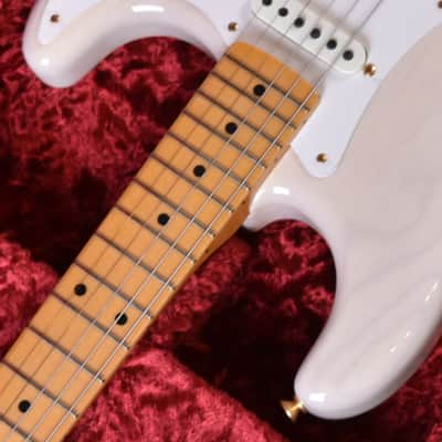 Fender Custom Shop Stratocaster 1957 Vintage Custom Aged White Blonde image 5