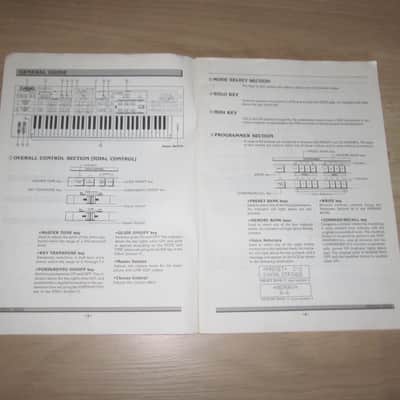 Casio CZ-3000 Vintage Synthesizer -Original Manual Package-Rare - 1986 -Brochure image 5