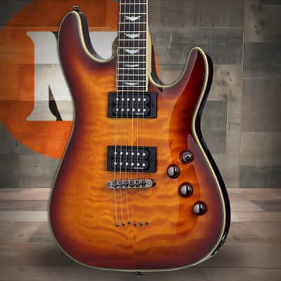 Schecter Omen Extreme-6 RH Electric Guitar - Vintage Sunburst (2024) image 1