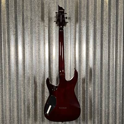 ESP LTD H-200 Flame Top Dark Brown Sunburst Guitar & Case #1026 Used image 8