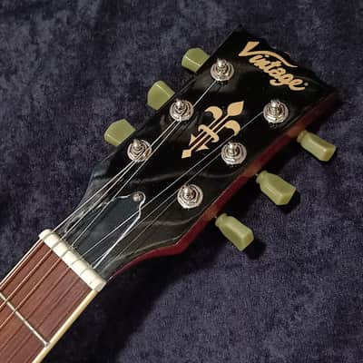 Vintage VSA500HB Reissued Series Semi-Hollow - Honey Burst image 14