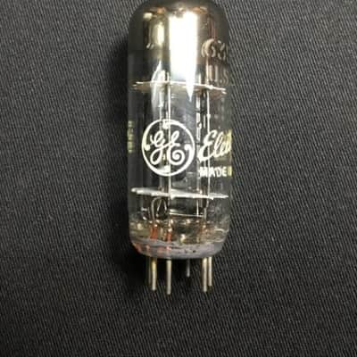 GE 6350 (12AU7 Sub) Black Plates AUDIO AMP VACUUM TUBE USA Tested 9.7113-D image 1