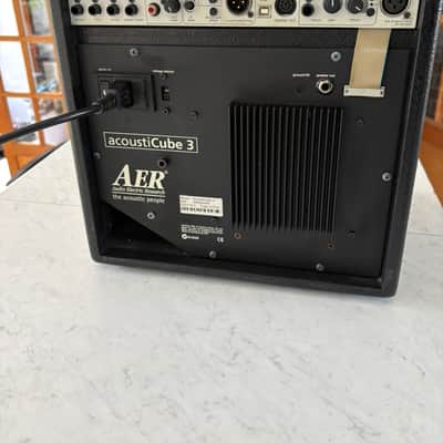 AER AcoustiCube 3 120w Acoustic Combo + 2-Way Footswitch & Fitted Gigbag image 7