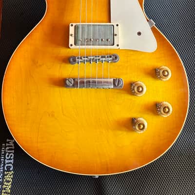 Gibson Les Paul Custom Shop 1958 Reissue 2007 - Heritage Cherry faded to Honey Amber Gorgeous Patina! 9.3 pounds. image 19