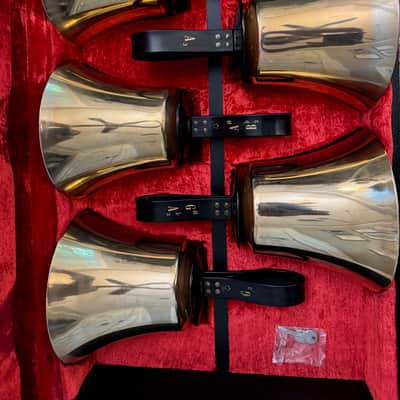 Schulmerich Handbells | Case D-3 | 4th Octave G3-B3 Late 2010s - Brass image 1
