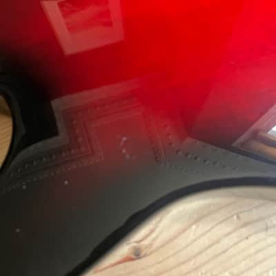 Fender Squier Telecaster Standard Guitar Body Indonesia 2018 Red Burst image 8