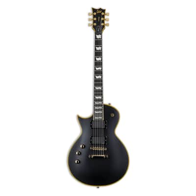 ESP LTD EC-1000 Left Handed Electric Guitar - Vintage Black - B-Stock image 2