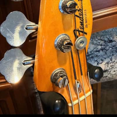 Fender Telecaster Bass with Maple Fretboard-1978-Sunburst image 8