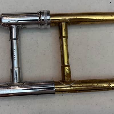 Blessing Tenor Trombone — SN 494710 — Fair condition, original case & mouthpiece image 4