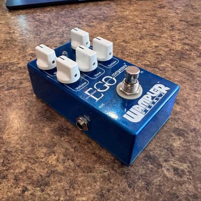 Wampler Ego Compressor V1 (Large Logo) 2010s - Blue image 2