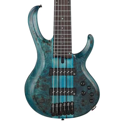 Ibanez BTB946COL BTB Standard 6-String Bass Guitar - Cosmic Blue Low Gloss image 1