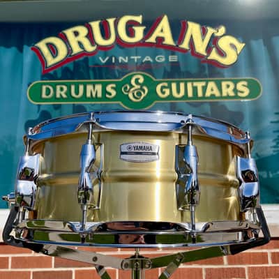 Yamaha RRS-1455 Recording Custom Brass 5.5x14 Snare Drum image 1