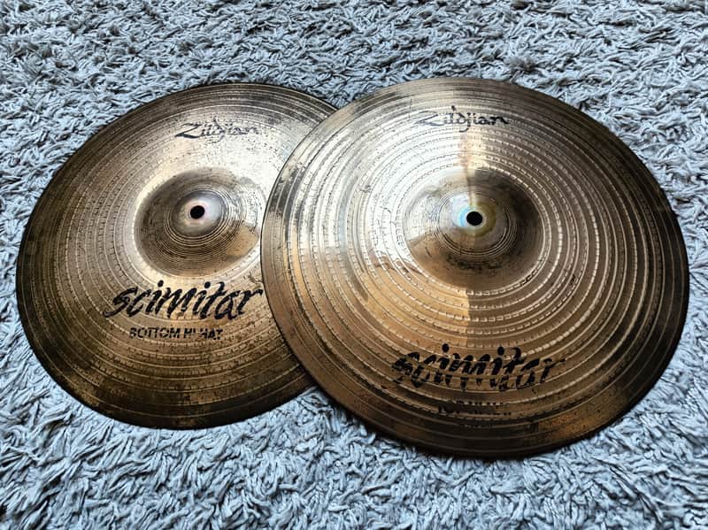 ZILDJIAN SCIMITAR BRONZE HI HAT 14" image 1