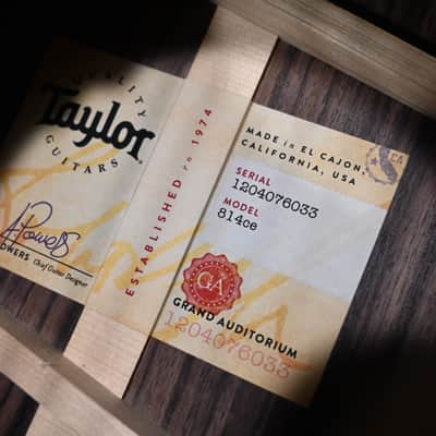 Taylor Next Generation 814ce #6033 image 13