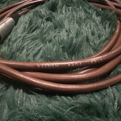 Belden Electro Voice cable with Cannon UA-3-11 connector 1970s - Brown image 4