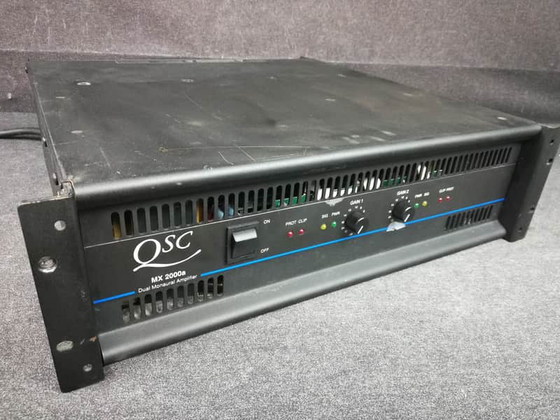 QSC MX 2000a Power Amp 650 Watts per side @ 4 ohms | Reverb
