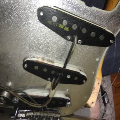1964 Fender Stratocaster Olympic White Custom Color Body-Only Refin- Ideal Player Strat w/Case! image 21