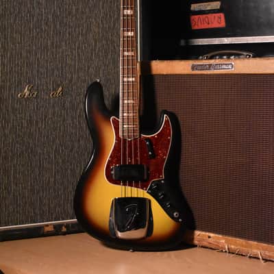 Fender jazz bass 1966 - sunburst image 2