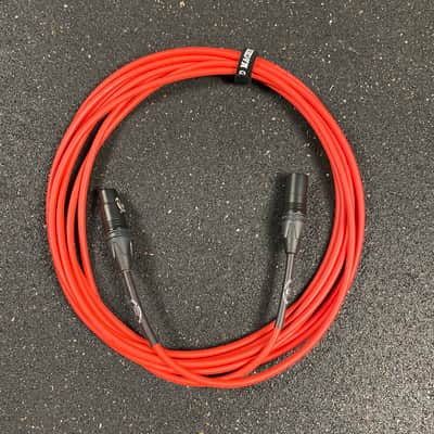 20 Foot XLR Quad Cable - Red | Bright Side Sound Machine image 1