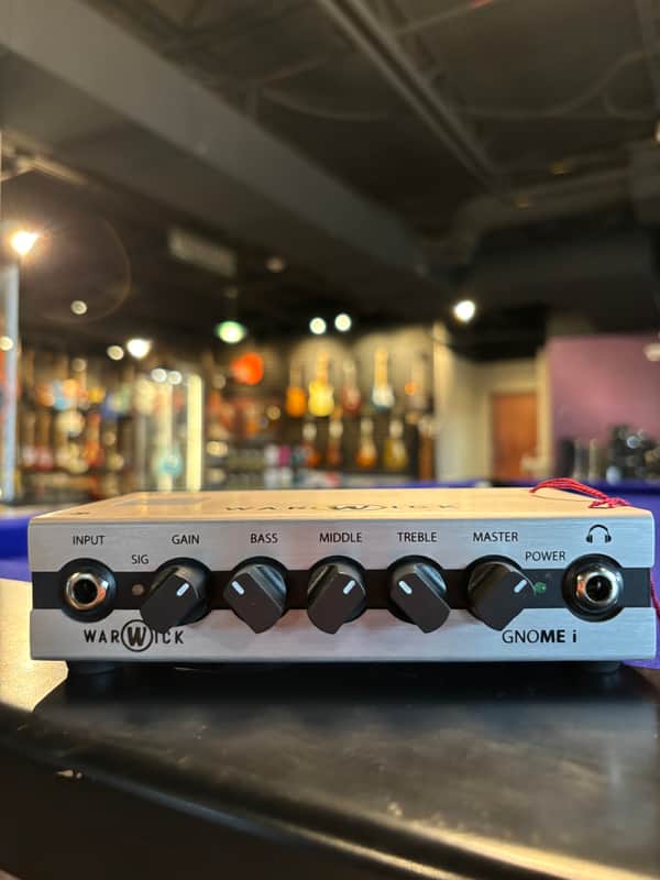 Warwick Gnome i 200-Watt Pocket Bass Amp Head - Silver image 1