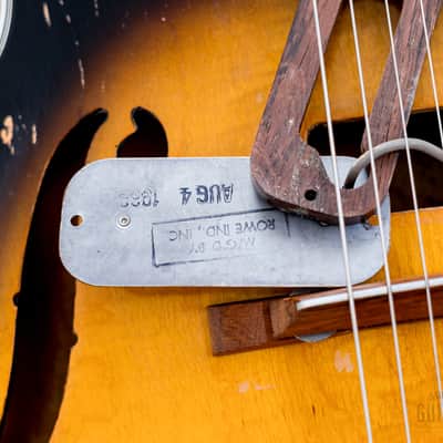 1966 Harmony Meteor H70 Vintage Guitar Sunburst w/ Maple Top & DeArmond Gold Foils image 20