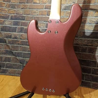 D. Lakin Joe Osborn Greg Rzab Custom 4-String Fretless Bass Burgundy Mist image 12